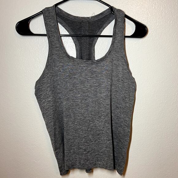 Lululemon Swiftly Tech Racerback 2.0 *Race Length Graphite Grey / Silver Drop 8 - Picture 6 of 7